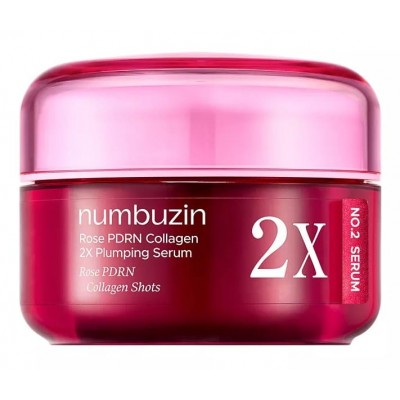 Сыворотка для лица Numbuzin №2 Rose PDRN Collagen 2X Plumping Serum, 30ml Сыворотка для лица Numbuzin №2 Rose PDRN Collagen 2X Plumping Serum, 30ml