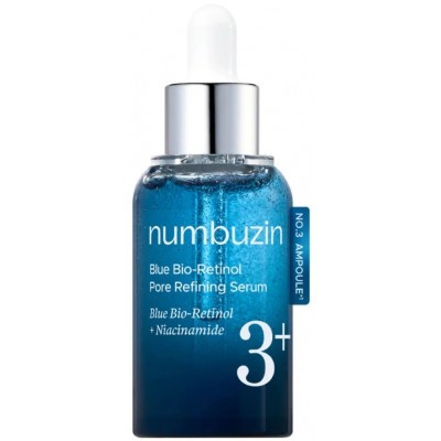 Сыворотка для лица Numbuzin №3 Blue Bio-Retinol Pore Refining Serum, 30ml Сыворотка для лица Numbuzin №3 Blue Bio-Retinol Pore Refining Serum, 30ml