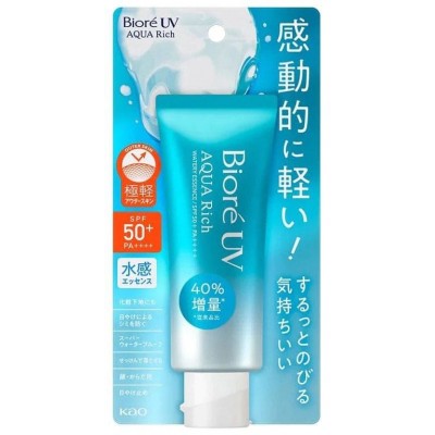 Легкая солнцезащитная эссенция Biore UV Aqua Rich Watery Essence Sunscreen SPF 50+ 70ml