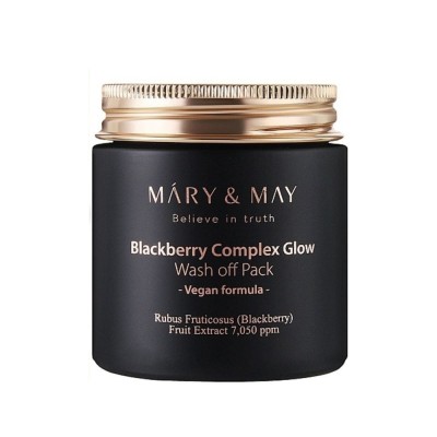Маска для обличчя Mary & May Blackberry Complex Glow Wash off Pack 125g