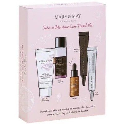 Набір мініатюр для обличчя Mary & May Intense Moisture Care Travel Kit 