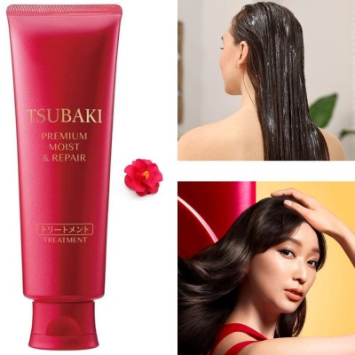 Відновлювальна маска-тритмент для волосся Tsubaki Premium Moist & Repair Hair Treatment, 160g