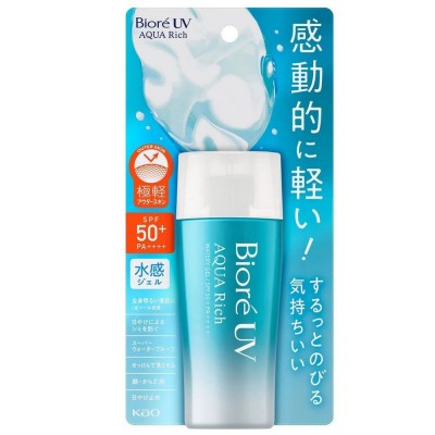 Солнцезащитный водостойкий гель для лица Biore UV Aqua Rich Watery Gel, 70ml