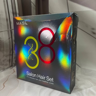 Набір засобів для відновлення волосся з кератином і колагеном Masil 38 Seconds Salon Hair Set