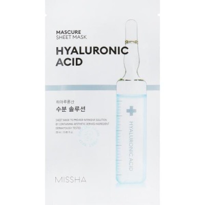 Маска для обличчя Missha Mascure Hydra Solution Sheet Mask Hyaluron Acid 28ml