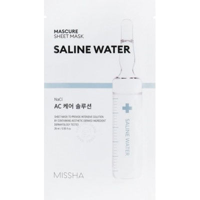 Маска для лица Мissha Mascure AC Care Solution Sheet Mask Saline Water 28ml