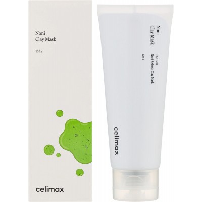 Глиняная маска для лица Celimax The Real Noni Refresh Clay Mask, 120g