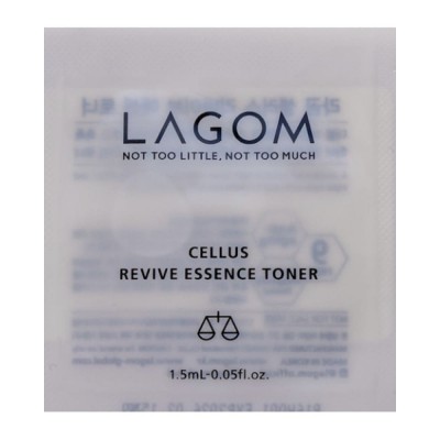 Тонер-эссенция для лица Lagom Cellus Revive Essence Toner Sample, пробник 1.5ml 