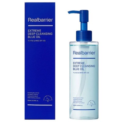 Гидрофильное масло для чувствительной кожи Real Barrier Extreme Deep Cleasing Blue Oil, 200ml