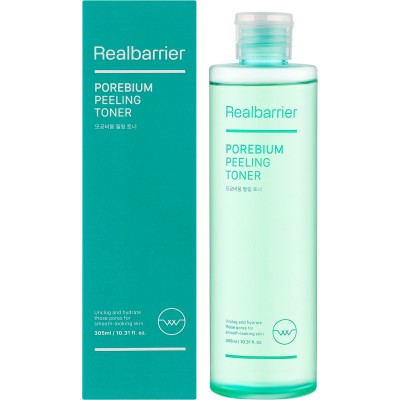 Энзимный пилинг-тонер для борьбы с чёрными точками Real Barrier Porebium Peeling Toner, 305ml