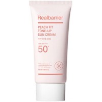 Солнцезащитный крем для лица Real Barrier Peach Fit Tone-Up Sun Cream, 50ml