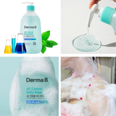 Гель для душу для проблемної шкіри з кислотами Derma-B AC Control Body Wash, 420ml