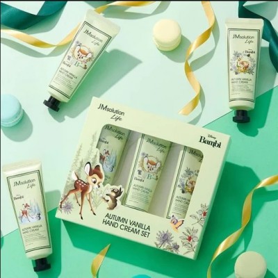 Набор кремов для рук «Ванильная осень» JMsolution Life Disney Autumn Vanilla Hand Cream Set, 3х50ml