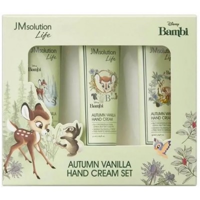 Набор кремов для рук JMsolution Life Disney Autumn Vanilla Hand Cream Set, 3х50ml