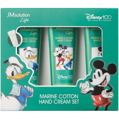 Набір кремів для рук JMsolution Life Marine Life Marine Cotton Hand Cream Set Disney 100, 3х50ml