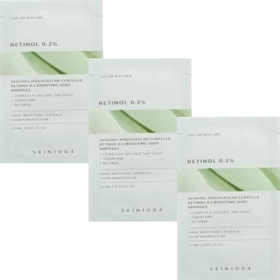Укрепляющая сыворотка для эластичности кожи Skin 1004 Madagascar Centella Retinol 0.2 Boosting Shot Ampoule Sachet 1.5ml Укрепляющая сыворотка для эластичности кожи Skin 1004 Madagascar Centella Retinol 0.2 Boosting Shot Ampoule Sachet 1.5ml