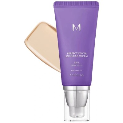 ВВ-крем для обличчя Missha Perfect Cover Serum BB Cream №21 Light Beige, 50 ml
