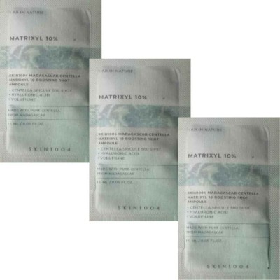 Антивозрастная сыворотка-бустер для лица Skin 1004 Madagascar Centella Matrixyl 10 Boosting Shot Ampoule Sachet 1.5ml