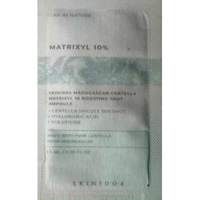 Сироватка для обличчя Skin 1004 Madagascar Centella Matrixyl 10 Boosting Shot Ampoule Sachet 1.5ml