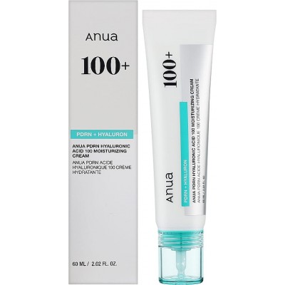 Увлажняющий крем для лица с полинуклеотидами и гиалуроновой кислотой Anua PDRN Hyaluronic Acid 100 Moisturizing Cream, 60ml