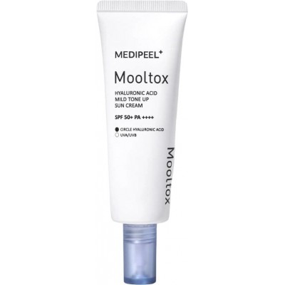Сонцезахисний крем для обличчя Medi-Peel Hyaluronic Acid Aqua Mooltox Mild Tone Up Sun Cream SPF 50+, 50ml