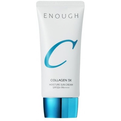 Солнцезащитный крем для лица увлажняющий с коллагеном Enough Collagen 3Х Moisture Sun Cream SPF50+/PA+++, 50 г