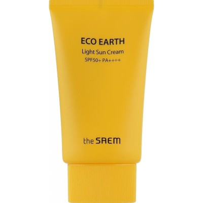 Солнцезащитный крем The Saem Eco Earth Power Light Sun Cream SPF50+ PA+++, 50ml