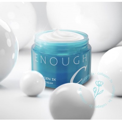 Крем для лица увлажняющий с коллагеном Enough Collagen Mois3X Moisture Cream, 50g