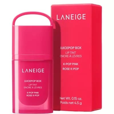 Масляный тинт для губ Laneige Juice Pop Box Lip Tint, K-Pop Pink, 4.5g Масляный тинт для губ Laneige Juice Pop Box Lip Tint, K-Pop Pink, 4.5g