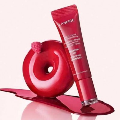 Тонирующая сыворотка для губ с полипептидами Laneige Graze Craze Tinted Lip Serum, Raspberry Jam, 12g