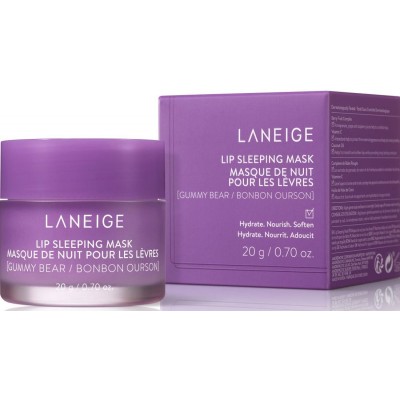 Интенсивно восстанавливающая ночная маска для губ Laneige Sleeping Care Lip Sleeping Mask Gummy Bear, 20g
