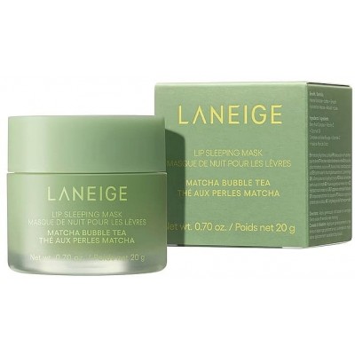Увлажняющая восстанавливающая ночная маска для губ Laneige Lip Sleeping Mask Matcha Bubble Tea, 20g Увлажняющая восстанавливающая ночная маска для губ Laneige Lip Sleeping Mask Matcha Bubble Tea, 20g
