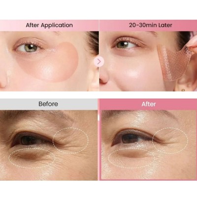 Гідрогелеві патчі під очі з колагеном і пептидами Biodance Collagen Peptide Eye Patches, 30пар/60шт Гідрогелеві патчі під очі з колагеном і пептидами Biodance Collagen Peptide Eye Patches, 30пар/60шт
