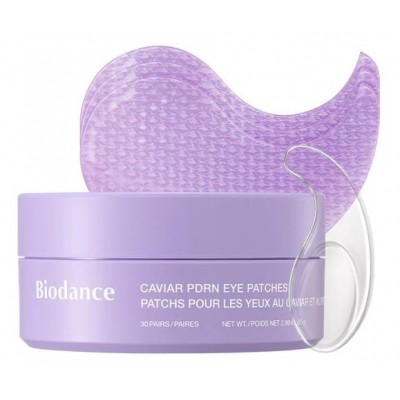 Патчі під очі Biodance Caviar PDRN Eye Patches, 30пар/60шт