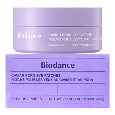Гідрогелеві патчі під очі з ікрою та PDRN Biodance Caviar PDRN Eye Patches, 30пар/60шт Гідрогелеві патчі під очі з ікрою та PDRN Biodance Caviar PDRN Eye Patches, 30пар/60шт