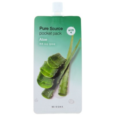 Маска для лица Missha Pure Source Pocket Pack Aloe 10ml