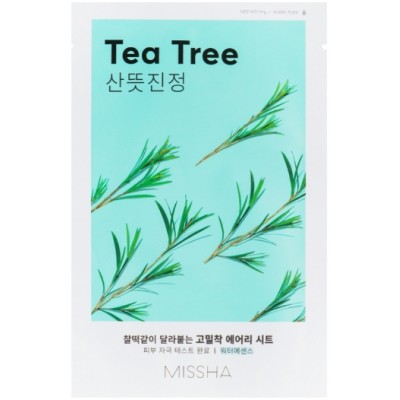 Маска для обличчя Missha Airy Fit Tea Tree Sheet Mask, 19g