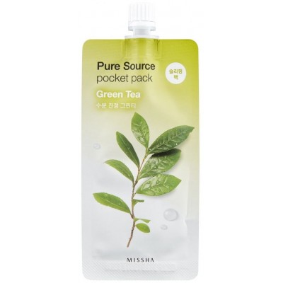 Маска для обличчя Missha Pure Source Pocket Pack Green Tea 10ml