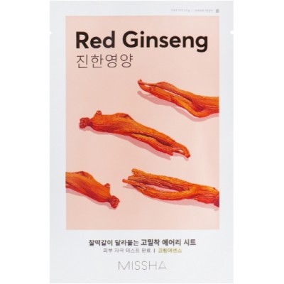 Маска для обличчя Missha Airy Fit Red Ginseng Sheet Mask, 19g