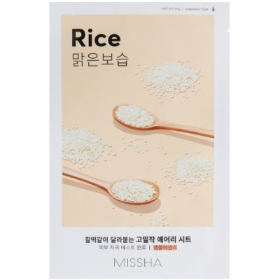 Маска для обличчя Missha Airy Fit Rice Sheet Mask, 19g