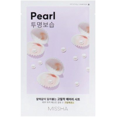Маска для лица Missha Airy Fit Pearl Sheet Mask, 19g