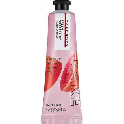 Крем для рук Missha Dare Body Fresh Grapefruit Hand Cream, 30ml
