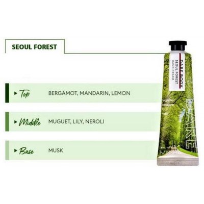 Парфумований крем для рук "Сеульський ліс" Missha Dare Body Seoul Forest Hand Cream, 30ml