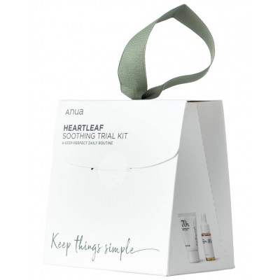 Набор миниатюр для ухода за кожей с экстрактом хауттюйнии Anua Heartleaf Soothing Trial Kit