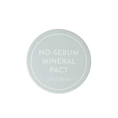 Пудра для обличчя безбарвна мінеральна матуюча компактна Innisfree No Sebum Mineral Pact 8, 5 г
