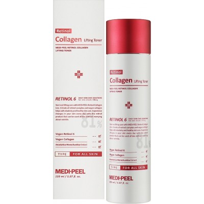 Омолаживающий тонер для лица с ретинолом и коллагеном Medi-Peel Retinol Collagen Lifting Toner 150ml