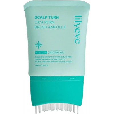 Успокаивающая сыворотка для волос с Cica PDRN Lilyeve Scalp:Turn Cica PDRN Brush Ampoule, 100ml Успокаивающая сыворотка для волос с Cica PDRN Lilyeve Scalp:Turn Cica PDRN Brush Ampoule, 100ml