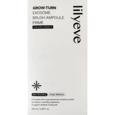 Сыворотка для роста и укрепления волос Lilyeve Grow:Turn Exosome Brush Ampoule Prime, 100ml Сыворотка для роста и укрепления волос Lilyeve Grow:Turn Exosome Brush Ampoule Prime, 100ml