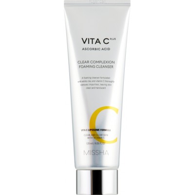 Пінка для обличчя Missha Vita C Plus Clear Complexion Foaming Cleanser 120ml
