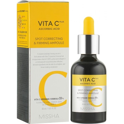 Сыворотка для лица с витамином С Missha Vita C Plus Spot Correcting & Firming Ampoule 30 ml